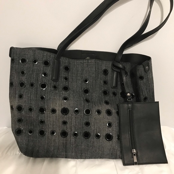 Black denim tote bag (B2 Browns) - Picture 4 of 4